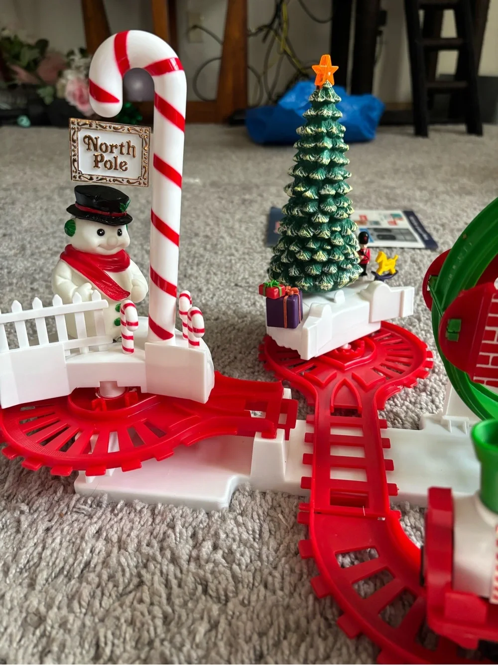 VTG 1991 New Bright Turn Over Choo Choo Christmas Train No 130 Box WORKING